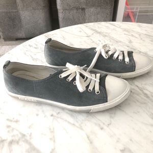 🚫SOLD🚫Prada Blue Suede Sneakers size EU 38.5
